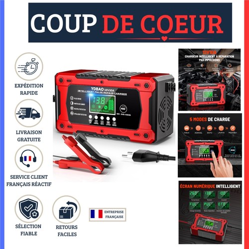 Chargeur batterie 10 a - chargeur,