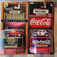 matchbox Coca Cola Vw Bugs, premiere collection & Collectibles New On Cards 90's
