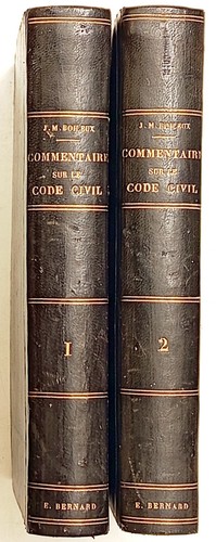 Commentaire sur code - le, civil