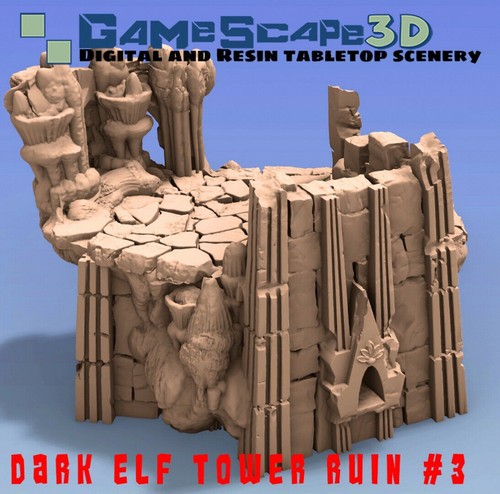 Décor gamescape tour elfe - gamescape,