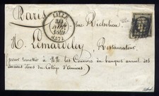 Rare lettre de Lille pour