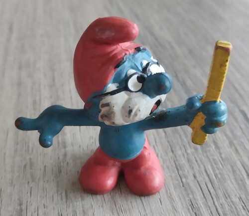 Figurine grand schtroumpf - figurine,