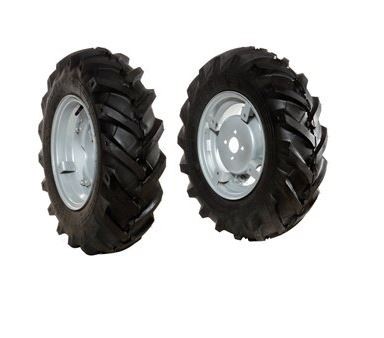 Paire roues gommées 80 - roues, 6.5/80-12