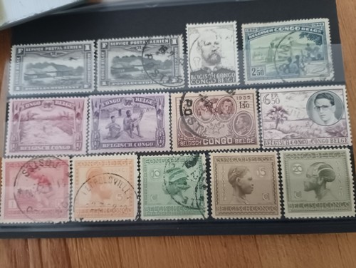 Timbres anciens congo belge - anciens,