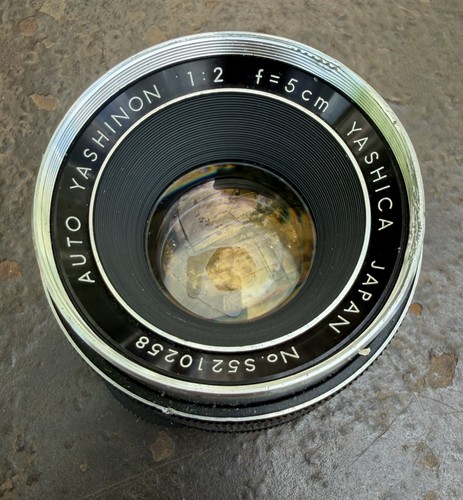 Optique yashica f - 1:2, f=5cm