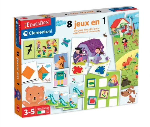 Coffret éducatif jeux 1 - 8,