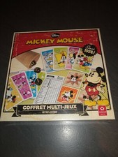 COFFRET MULTI JEUX MICKEY MOUSE DISNEY RETRO EDITION NEUF BOITE BY CARTAMUNDI
