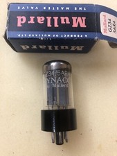 Mullard GZ34 5AR4 F31 Fat Base OO Getter NOS testé équilibré