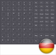 Autocollants Clavier Allemands