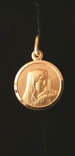 Pendentif médaille vierge - pendentif,
