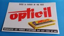 ADVERTISING BLOTTER . OPTICIL SPECIAL FOR ALL OPTICAL LENSES
