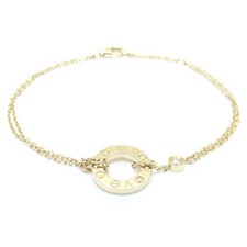 CARTIER Love circle 18K Yellow Gold bracelet Diamond /293592