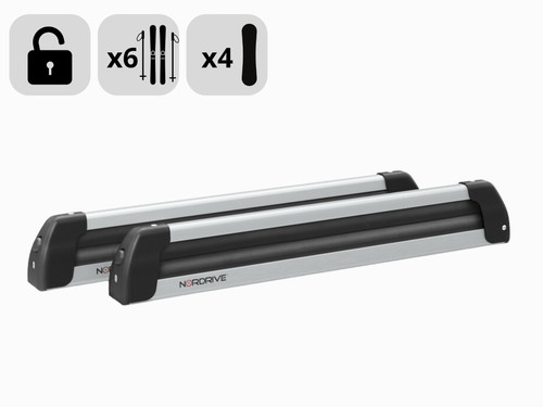 Porte skis voiture pour - porte-skis,