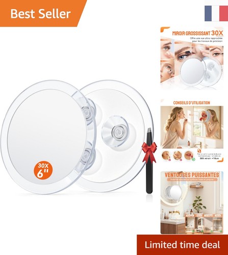 Miroir grossissant portable - grossissant,