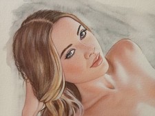 ORIGINAL DRAWING DESSIN NU