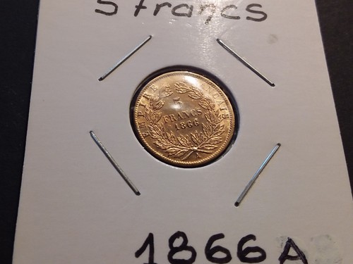 Francs napoléon iii - or, .