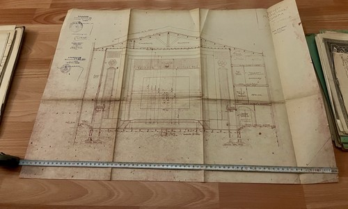 Lot plans vieux papiers - plans, +