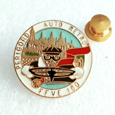 Pin's Pins Lapel Pin CAR RETRO PERIGORD F.F.V.E 160 Pilot Flying Klaxon EGF