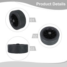 Roue PU 8 pouces pneus