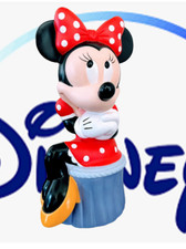 Piggy Bank - Disney Minnie Sitting - Hard Plastic - Vintage