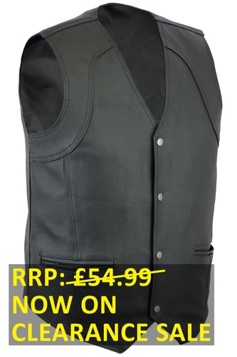 Gilet cuir véritable de - gilet,