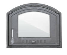 Portes pour Un Four à Pizza en Fonte poêle à Bois 485x410 avec Verre /Droite/