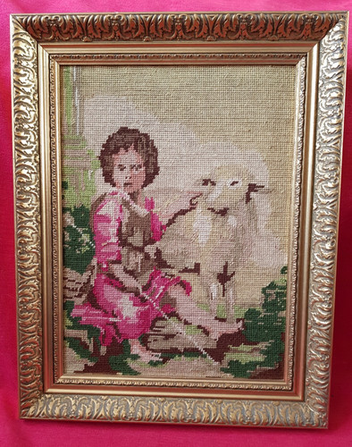 Tableau tapisserie canevas - tapisserie,