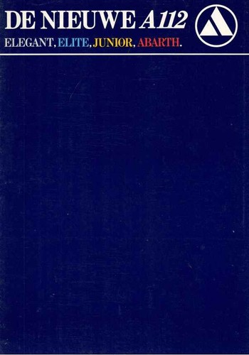 Catalogue brochure autobianchi - brochure,