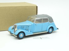 Label 43 1/43 - Peugeot 601 Kelsch discoverable panoramic roof 1935 blue 