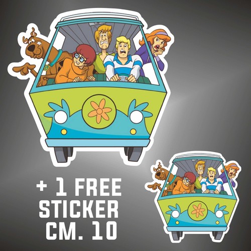 Autocollant scooby doo decal - scooby,