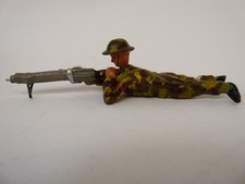 Military Soldier Reclining Shooter Machine Gun DURSO Toy Militaria (20216)