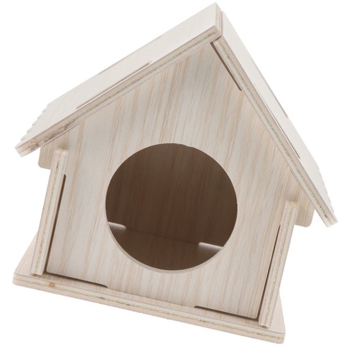 Durable wooden rat house small - wooden,