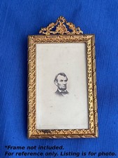 CDV President Abraham Lincoln Civil War Era Albumen Photo Original No Backmark