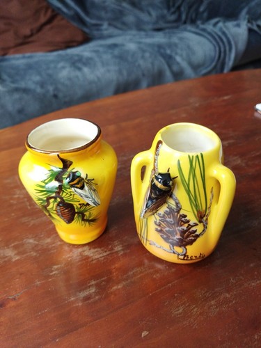 Petit vase vallauris décor - 2,