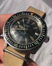 Vintage 1960 Military Diver 300m Alstater Emewo 40mm Spirotechnique Triton Bezel