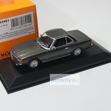 MINICHAMPS MERCEDES-BENZ 350 SL CABRIOLET HARDTOP R107 1974 GREY METAL 940033451