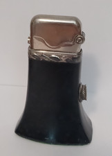 Swiss Thorens Single Claw Black Table Lighter, has been Repainted JGBX42