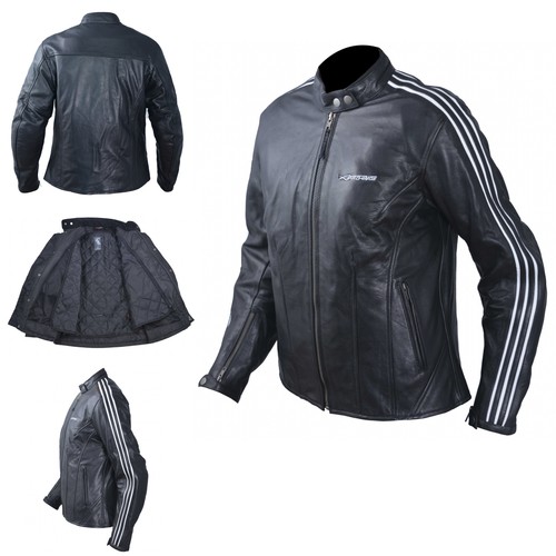 Blouson cuir femme moto - cuir,