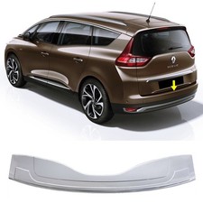 For Renault Grand Scenic IV 2016 + Chrome Bumper Protection Glossy Steel