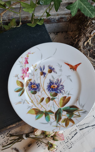 Ansienne assiette porcelaine - ansienne,