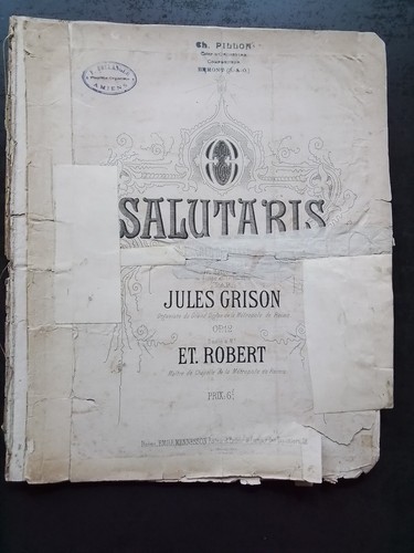 Partition jules grison - -,