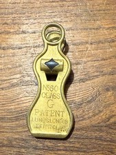 ANCIENNE PINCE À COURRIER, A BILLET OU AUTRE  laiton, n° 60