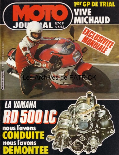 Moto journal 643 yamaha 500 - 643,
