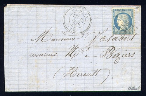 Rare lettre bouclans - lettre, pour