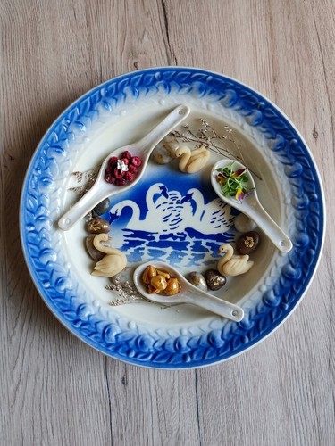 Assiette creuse moulin des - assiette,