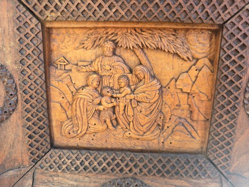 Cadre bois sculpte bas - cadre,