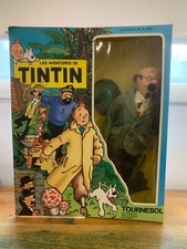 Vintage - SERI - PROF. TOURNESOL- TINTIN - ACTION FIGURE -NEW BOXED -ARTICULATED