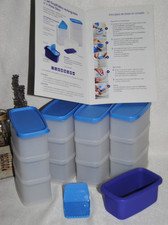 🌟TUPPERWARE Set Empilodeco Rectangulaire  X 12 + Livret Recettes  Empilodéco