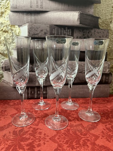Flûtes champagne cristal - de,