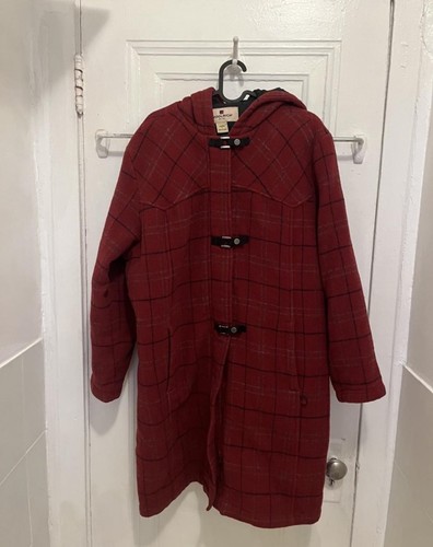 Woolrich wool plaid ruby red - woolrich,